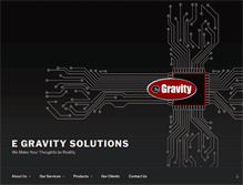 Tablet Screenshot of egravity.lk
